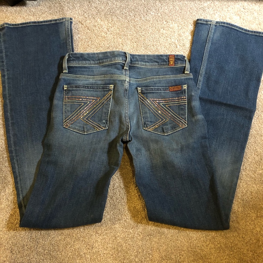 7 For All Mankind bedazzled Jeans